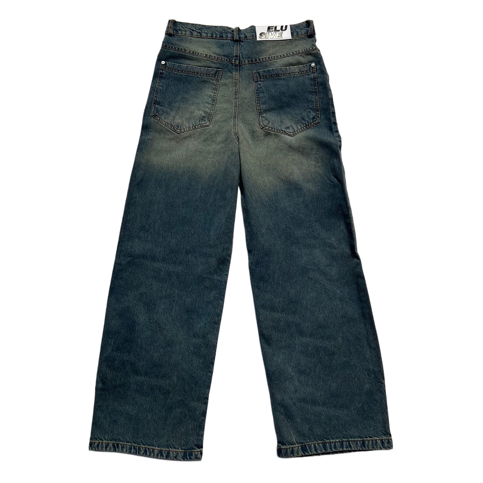 Dirt Washed Baggy Jeans