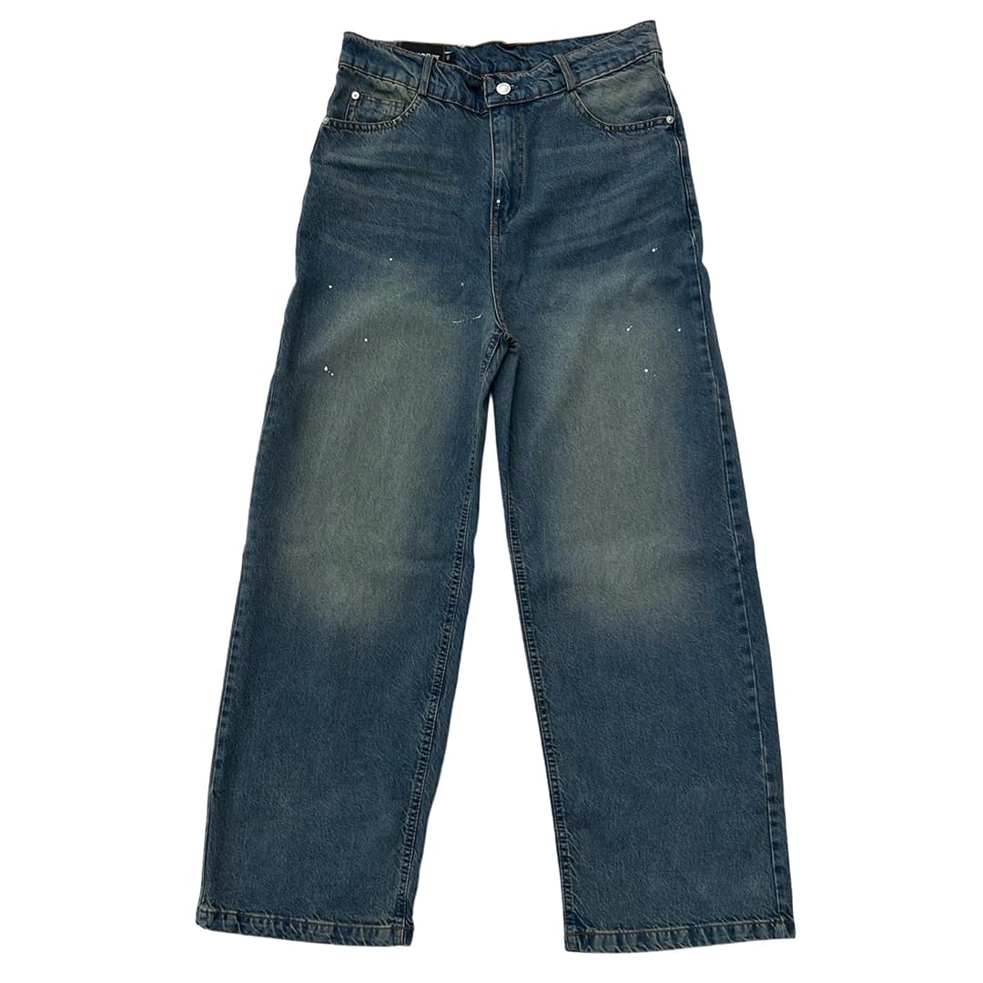 Dirt Washed Baggy Jeans