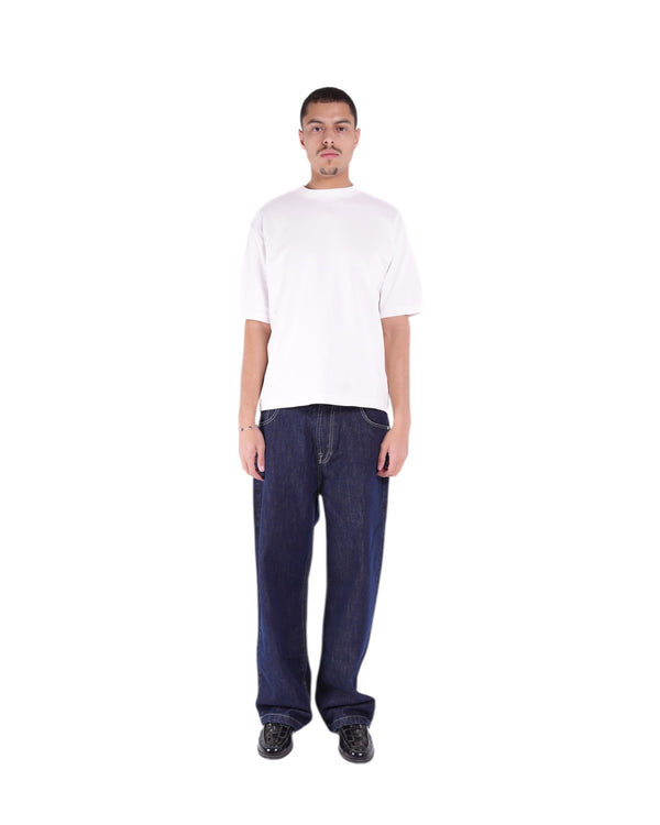 BAGGY-FIT RAW JEANS